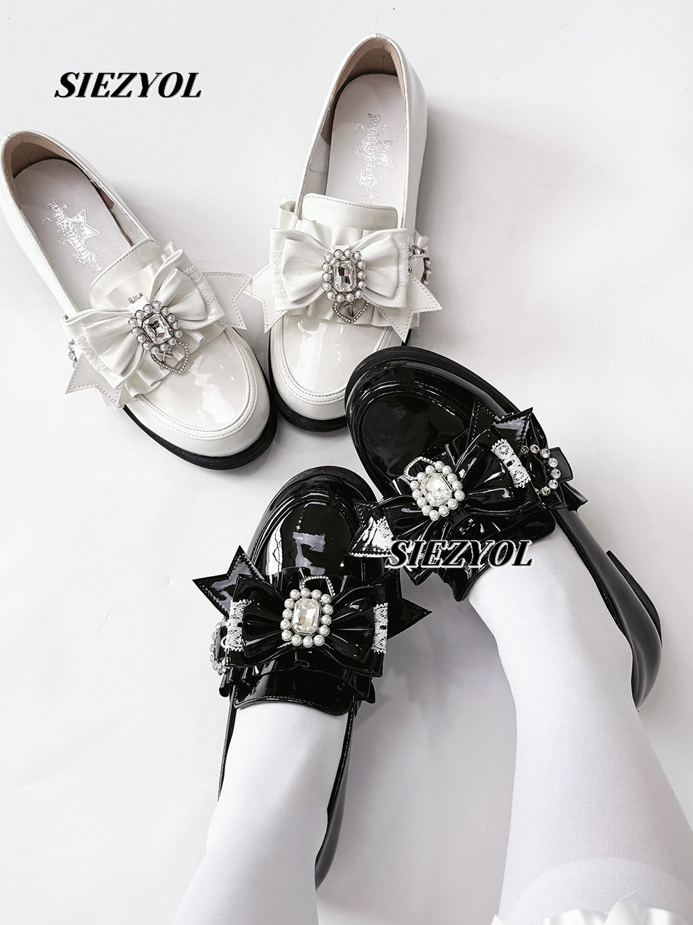 Women'S Shoes - Sapatos Casuais de Couro Estilo Japonês