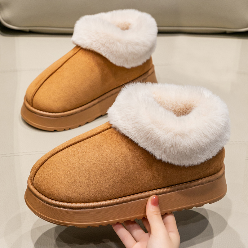 Women'S Shoes For Fall - Chinelos femininos de algodão de outono