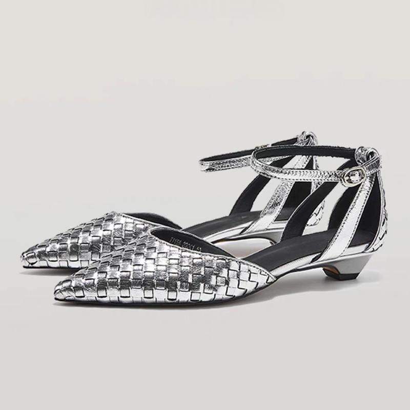 Women Shoes Branded - Dedo do pé apontado salto baixo