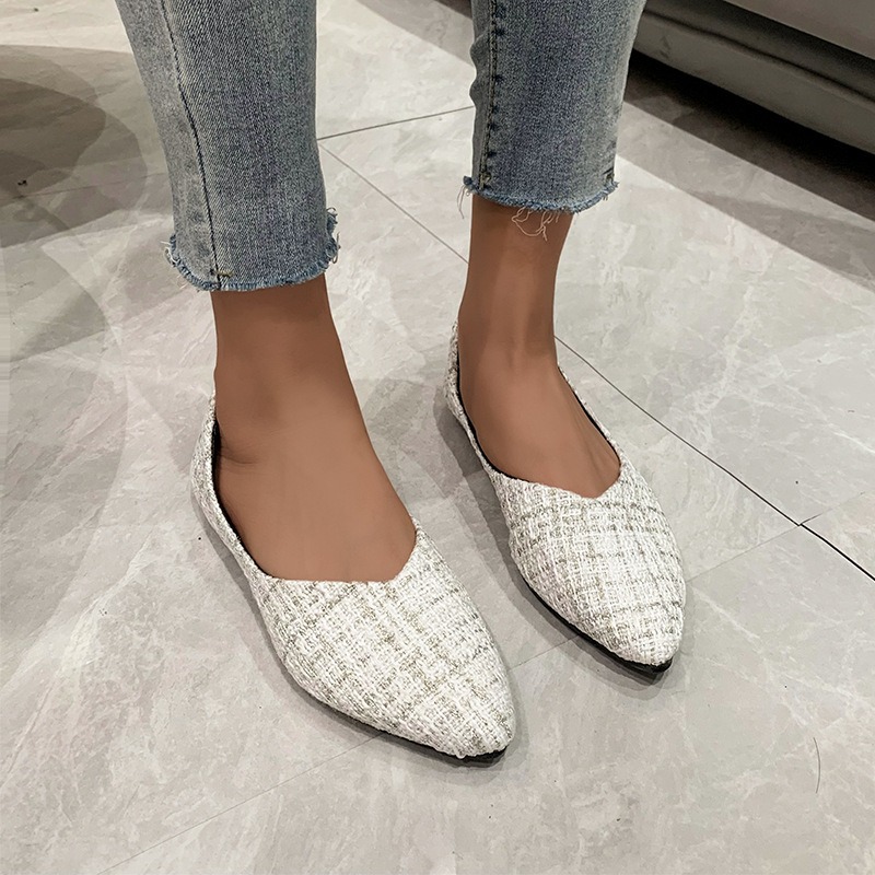 Tamanho grande único sapato fe - Pointed Toe Flat avaliação e preço