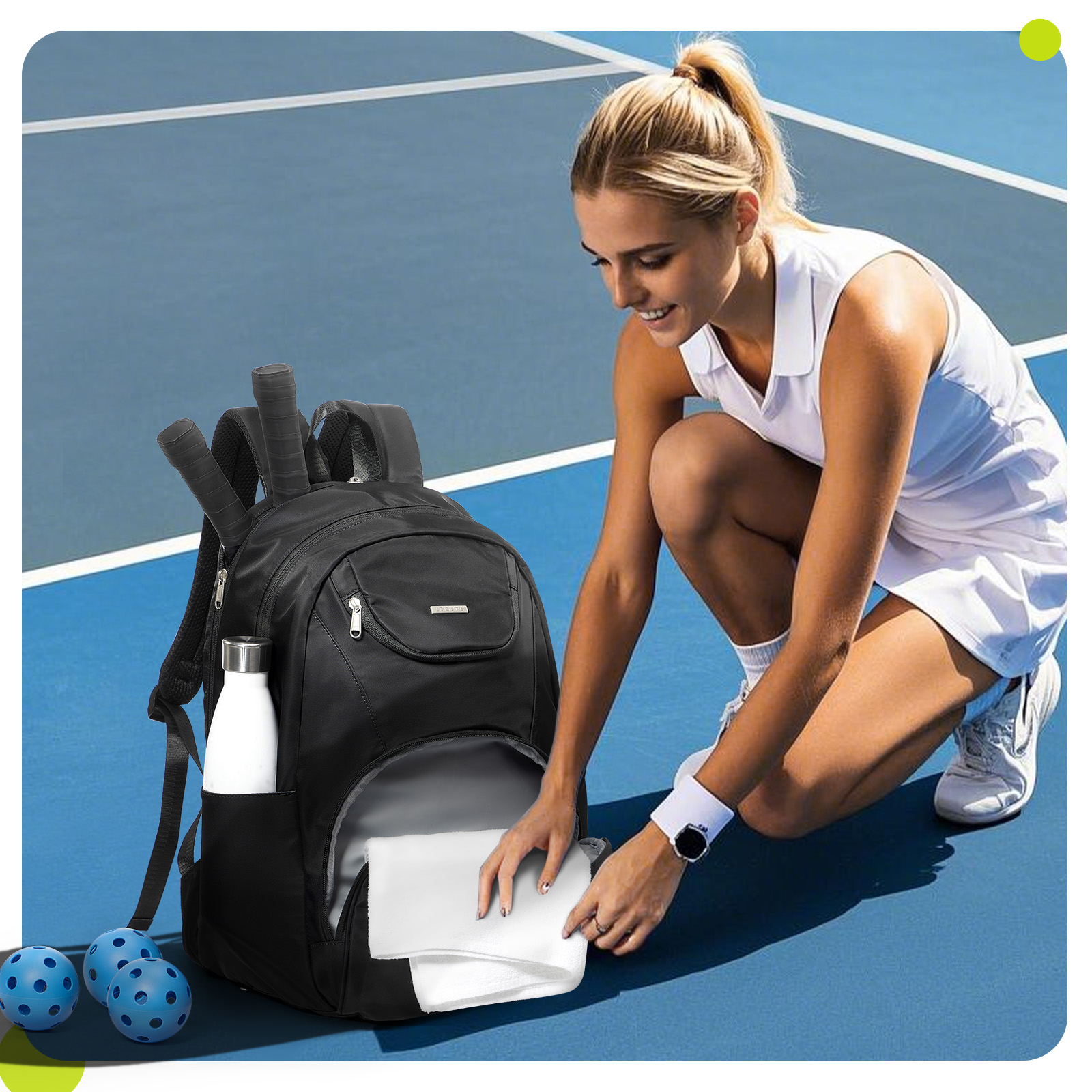 Mochila de Tênis para 2 Raquet - Women'S Shoes avaliação e preço