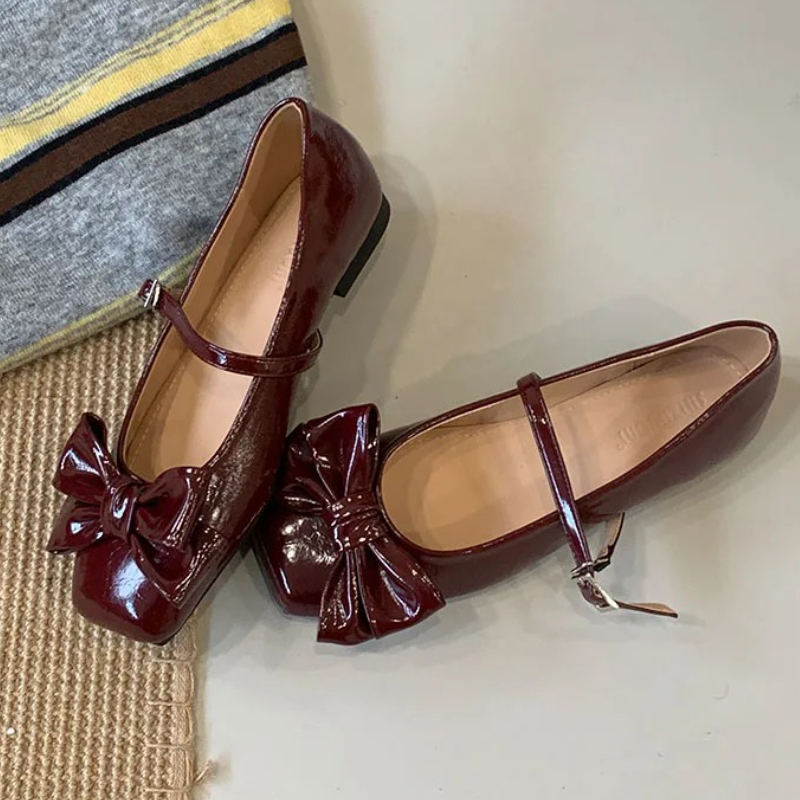 Bonito bowknot dedo do pé quad - Women Shoes Branded avaliação e preço