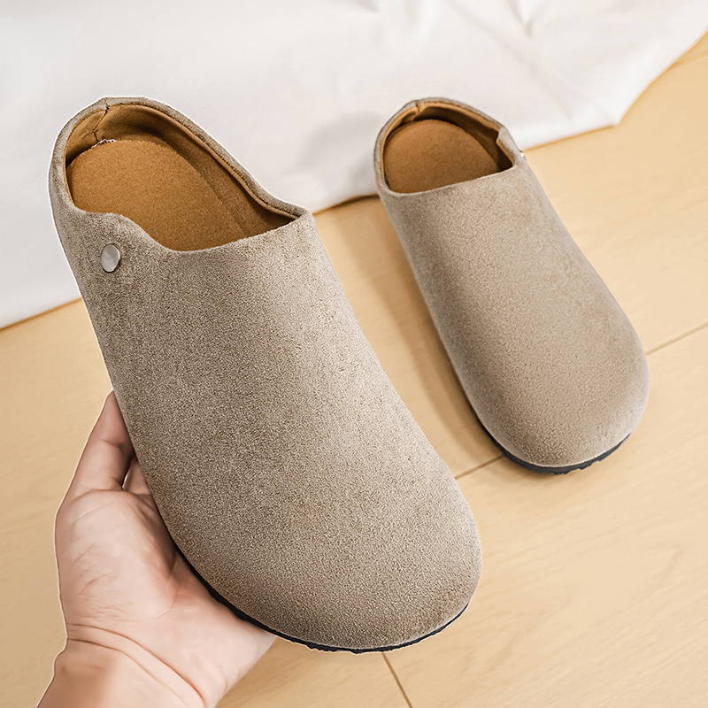 Chinelos de Couro Suede para H - Women'S Shoes With Arch Support avaliação e preço