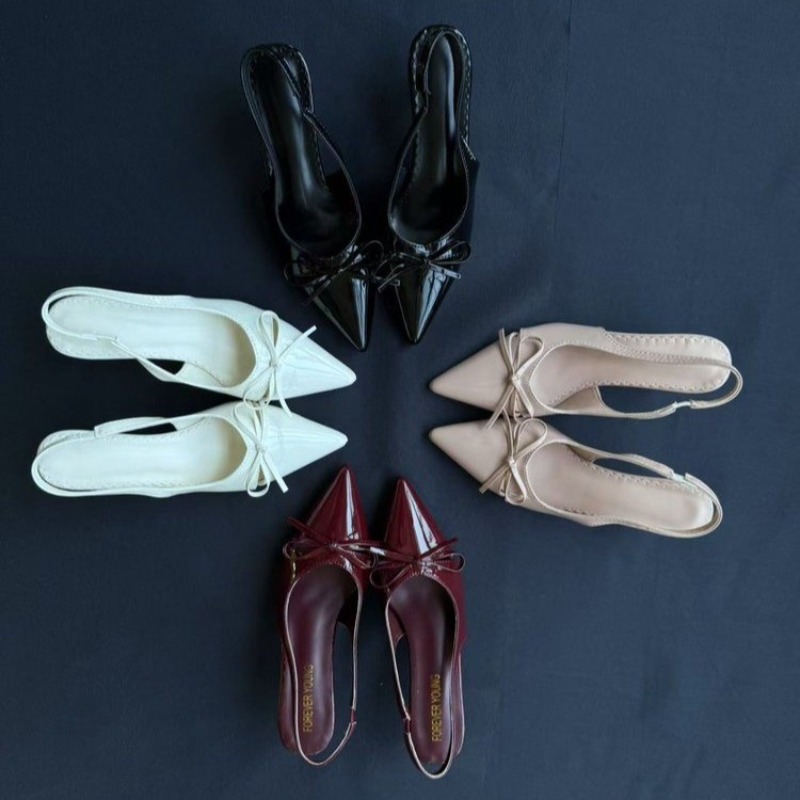 Sandálias Femininas de Salto A - Pointed Toe Flat avaliação e preço