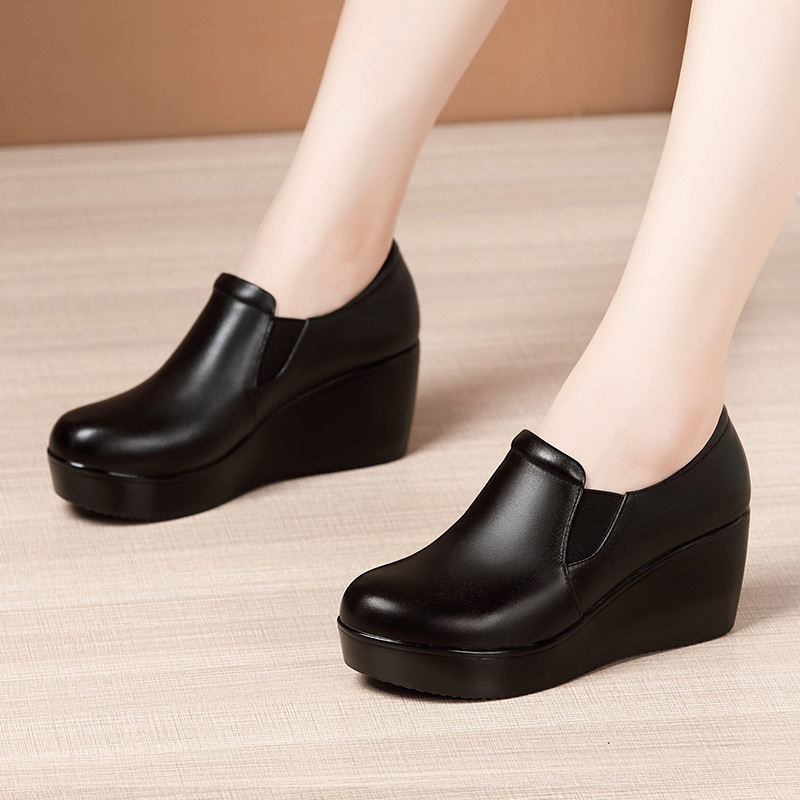 Preto moda feminina cunhas sap - Women'S Shoes For Fall avaliação e preço
